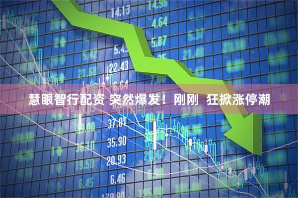 慧眼智行配资 突然爆发！刚刚  狂掀涨停潮