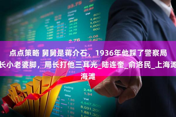 点点策略 舅舅是蒋介石，1936年他踩了警察局长小老婆脚，局长打他三耳光_陆连奎_俞洛民_上海滩